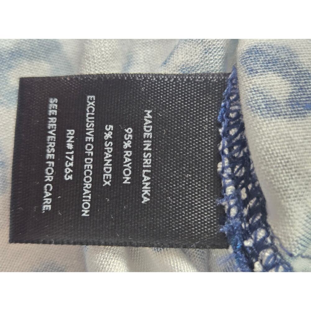 Simply Vera Wang Paradise NWT sleepwear nightgown leopard cheetah Medium blue - Picture 13 of 16